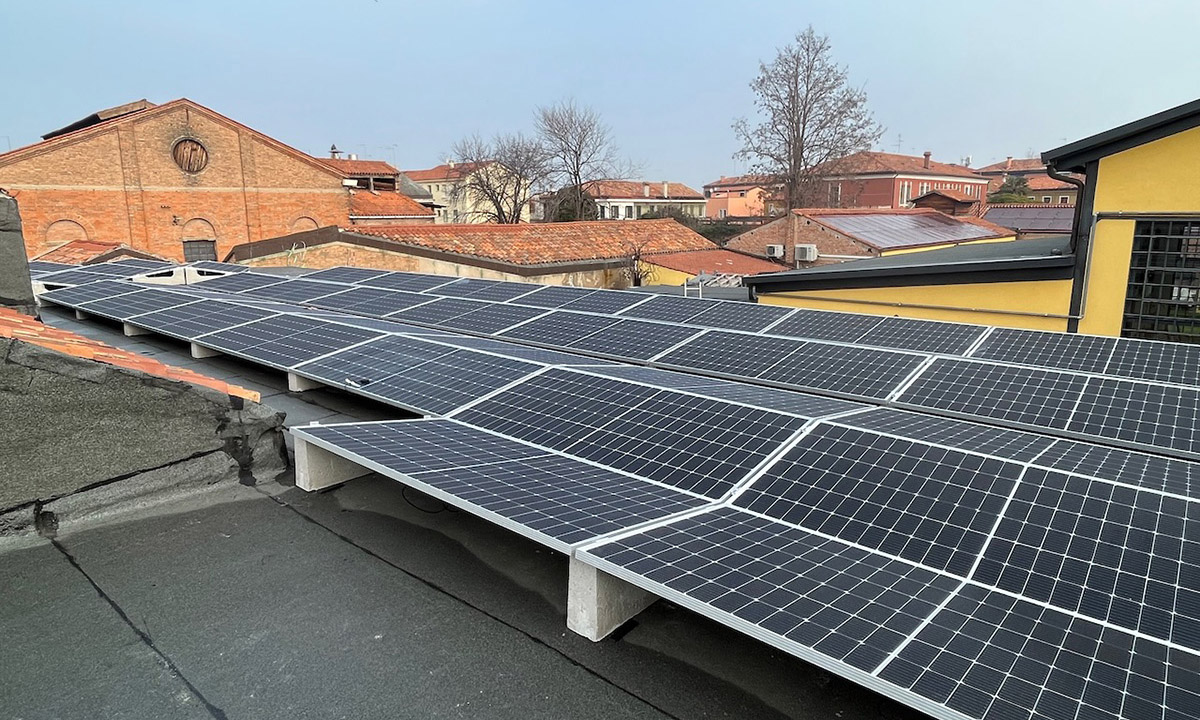 Impianto fotovoltaico a Murano
