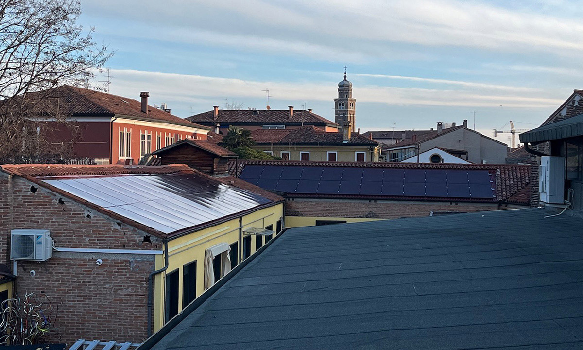 Impianto fotovoltaico a Murano, Venezia