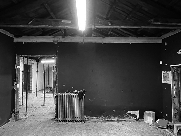 Showroom B.F. Signoretti prima dell'intervento